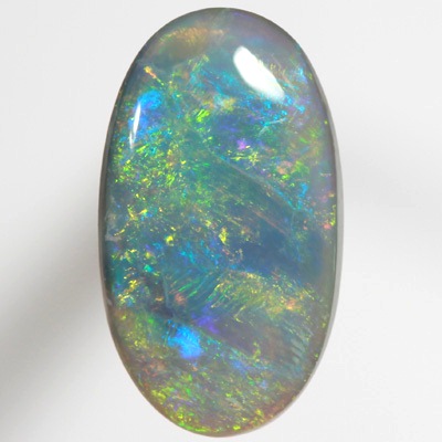 SOLID SEMI BLACK OPAL Gold sparkles contrasted with cornflower blue SEE VIDEO